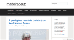 Desktop Screenshot of madeiradeuz.org