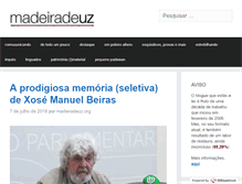 Tablet Screenshot of madeiradeuz.org